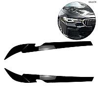 Φρύδια / Διακοσμητικά Προβολέων BMW 5 G30/G31 2021-2023 – Γυαλιστερό Μαύρο – DBa974